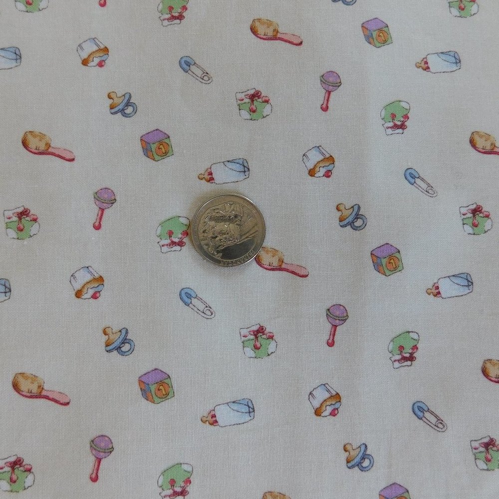 OOP Alexander Henry baby bear border print cotton fabric nursery quilt material - Picture 12 of 16
